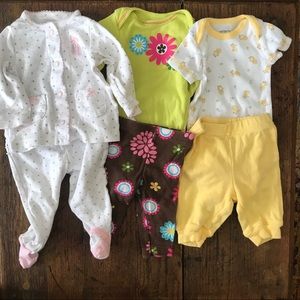 Lot of Three Newborn Outfits